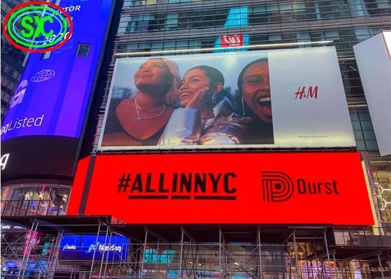 Écrans LED publicitaires DC5V avec une hauteur de pixel de 5 mm et une luminosité supérieure à 5000 cd/m2
