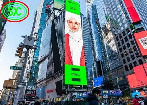Écrans LED à haute luminosité HD extérieurs imperméables à l'eau SMD P6 publicitaire