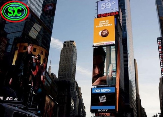 Écrans LED publicitaires SMD P6 étanches à l'eau extérieurs à pleine couleur et à haute luminosité