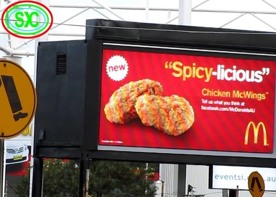Écran LED haute luminosité extérieur P8 HD Panneaux d'affichage publicitaires en couleur
