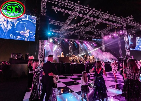 La location P5 extérieure a mené des écrans de visualisation pour le concert présentent le grand fond avec mouler sous pression le Cabinet en aluminium