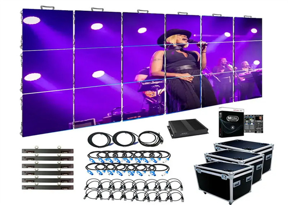 640*640mm p2,5 écran de scène sans soudure panneau de location led mur vidéo pour les concerts