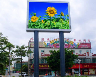 P8 Écrans LED publicitaires extérieurs IP65 3G imperméable à l'eau Brillance 7000 panneau d'affichage publicitaire à LED