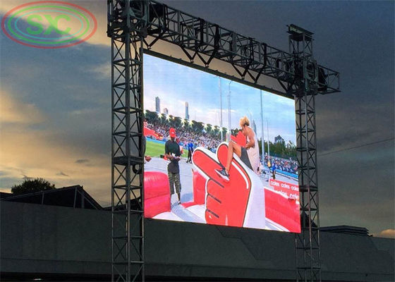 P4 étanche à l'eau plein écran LED extérieur à couleur plongée en fonte aluminium armoire en fer/acier extérieur plein écran LED à couleur