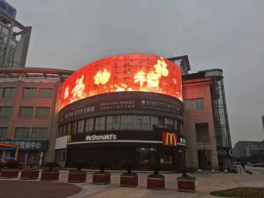 L'affichage à LED polychrome extérieur de P10 a fixé la publicité imperméable d'écran de SMD