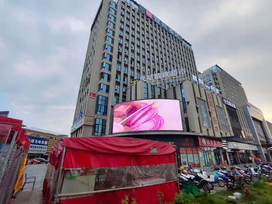 L'affichage à LED polychrome extérieur de P10 a fixé la publicité imperméable d'écran de SMD