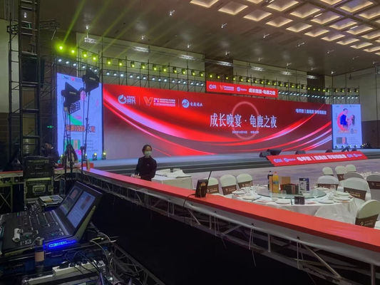 Écran LED couleur intérieure P3.91 avec LED Nationstar SMD 1921, haute résolution et boîtier durable en aluminium moulé sous pression