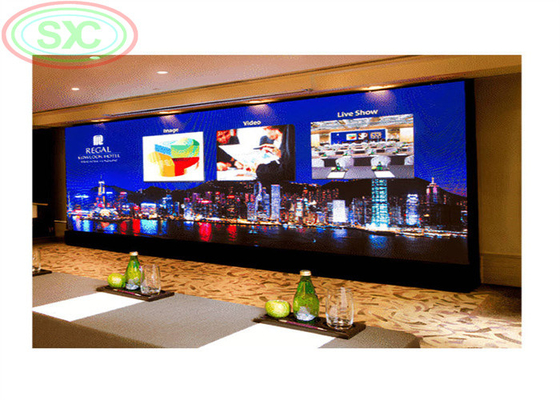 Écran mural vidéo LED intérieur haute luminosité à couleur HD fixe