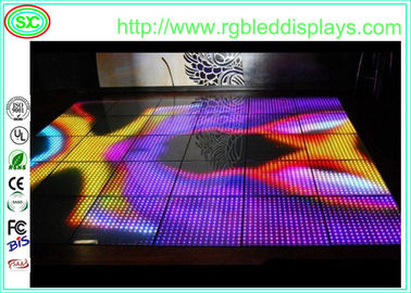 Interactif Sensitif Attractif Acrylique LED Disco Panneau de plancher de danse RGB Changement de couleur