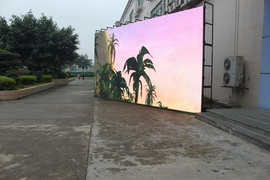 Écran LED en aluminium moulé à la fonte P6 à haute luminosité extérieur, affichage LED plein couleur commercial