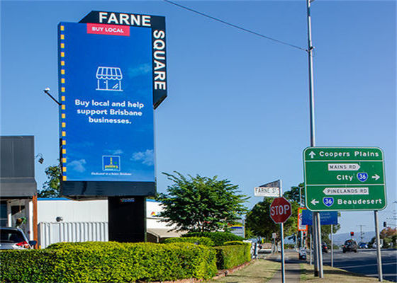 SMD2727 Panneaux d'affichage LED extérieurs en couleur complète pour centres commerciaux et stades