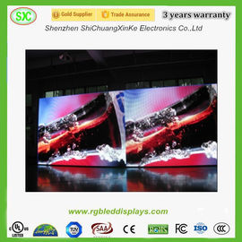 Affichage LED couleur complète à l'intérieur haute résolution HD 4mm Pixel pitch Stge Mur