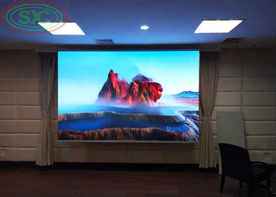 P2.604 HD Écran en aluminium à LED en pleine couleur intérieur Écran publicitaire électronique grand écran