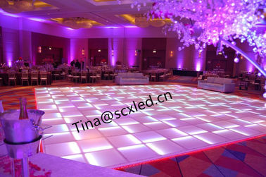 Équipement de scène Fête de mariage Show DJ Full Color RGB LED Disco Lumière Écran de sol de danse