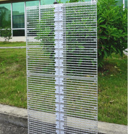 IP30 hd Écran LED transparent intérieur P5.21 Densité de pixels 36864 points / m2 Écran vidéo transparent