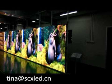 Affichage LED à couleur intégrale intérieur Écran HD P3 Installation fixe étape LED mur vidéo