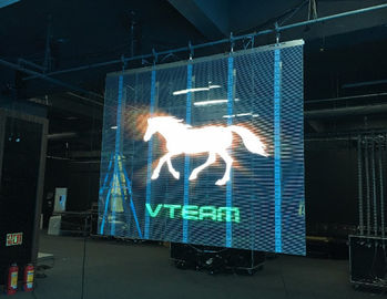 Écran LED en verre transparent P1.25, écran LED à maillage Densité de pixels 25600pixels / m2