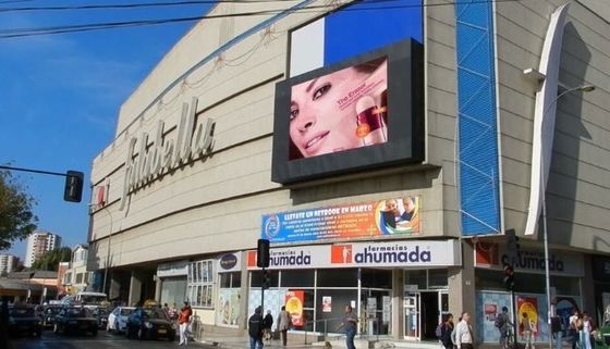 Écran d'affichage LED extérieur étanche P10, pas de pixel de 10 mm, luminosité de 5000 cd/m²