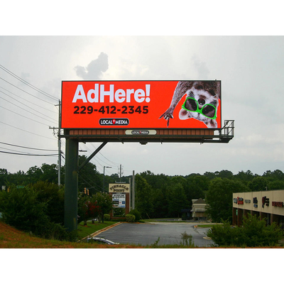 Écran en aluminium à mousse à LED pour la publicité extérieure 27777 points/m2 3 ans de garantie