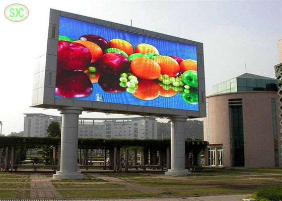 Bon prix L'acier et l'aluminium ont mené écrans de visualisation menés extérieurs menés extérieurs de l'affichage smd3535 du panneau de publicité P10 de grands en ligne