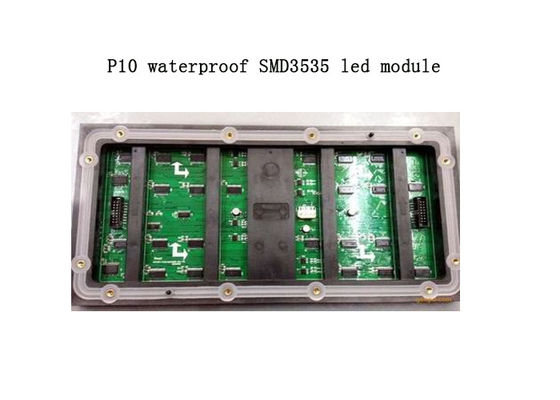 Bon prix Taille imperméable 320*160mm de module d'affichage à LED de P10 SMD 1R1G1B 1/4 balayant en ligne
