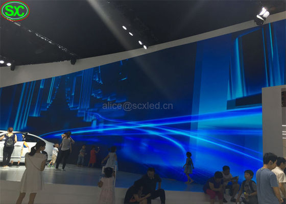 Bon prix L'étape LED d'exposition de voiture de la haute définition examine la vision de Super Clear de P4.81mm en ligne