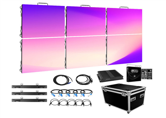 P2.976 P3.91 P4.81 Armoire en aluminium moulé sous pression, résistant à l'eau, à l'extérieur, écran LED locatif