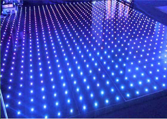 Chine SMD3535 Son actif Dj Led Disco Dance Floor Panneaux de faisceau blanc chaud