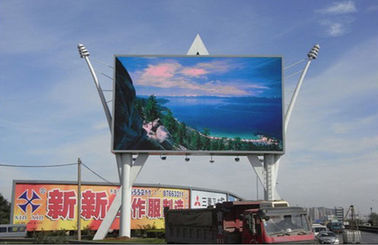 Grands panneaux d'affichage publicitaires extérieurs à LED imperméables à l'eau P8 pour le centre commercial / High Way