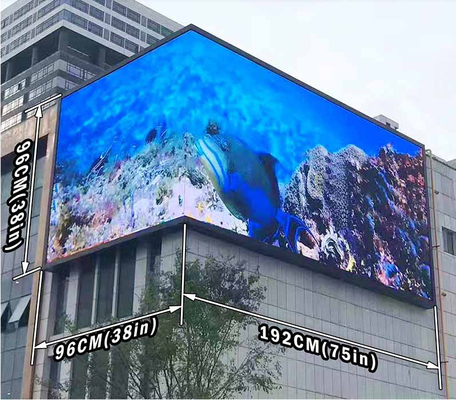 P6 Écran LED en aluminium moulé sous pression à couleur complète pour la publicité extérieure 3 ans de garantie