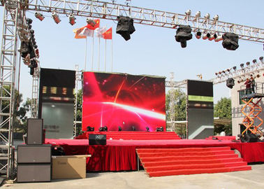 haute luminosité Écran de fond de scène intérieure mince P4.81 Location LED Video Wall