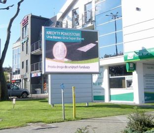 L'écran polychrome extérieur d'affichage à LED de Digital de la publicité lambrisse le grand conseil de Sinage Digital d'affichage de signe de 4x6m P6 P10 LED