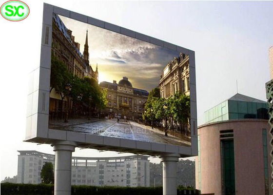 Bon prix Affichage à LED polychrome extérieur de haute résolution de P16 P25, Panneau de 1R1G1B LED en ligne