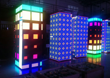 P3 SMD Écran de location LED RGB intérieur, couleur complète 2500nits Lumière Matériau du châssis en fer/acier
