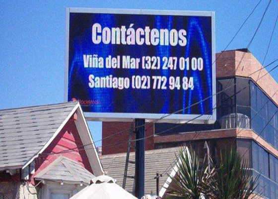 Panneau d'affichage LED double face P6 avec pas de pixel de 5 mm, étanche IP65