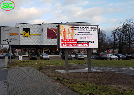 Panneau d'affichage numérique LED haute luminosité P16 avec contrôleur LED Nova à distance