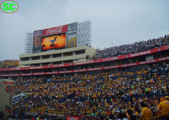 Bon prix Panneaux d'affichage menés électroniques extérieurs de RVB, la haute définition pour le stade de football en ligne