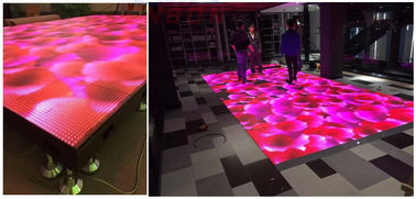 Indoor P6.25 LED Dance Floor pour club de nuit de dj, 1/5 densité de balayage