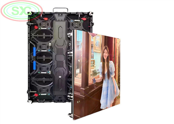 P3.91 Écran à LED à l'intérieur à louer HD Scène en couleur complète 500x1000 Armoire