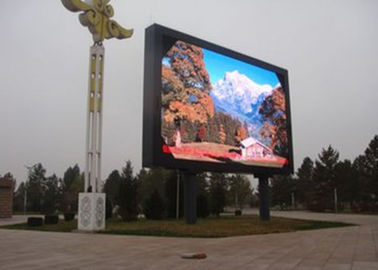 P6 Publicité haute luminosité Grand écran LED extérieur Panneaux d'affichage numériques