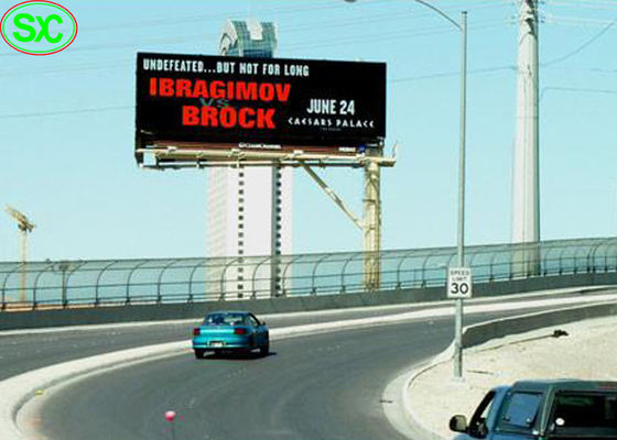 Bon prix La publicité visuelle debout en aluminium de SMD a mené des panneaux d'affichage favorables à l'environnement en ligne