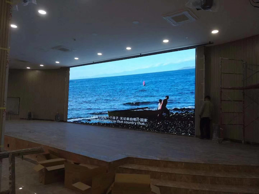 le mur vidéo à LED à fond de scène à écran d'affichage intérieur p3,p3.91,p4,p4.81 affichage de location