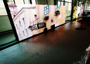 P6 Utilisation fixe Publicité LED Location intérieure Nationstar Armoire en acier léger