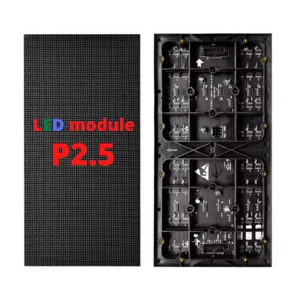 P2.5 Entretien positif Écran fixe Publicité intérieure Écran LED en aluminium sous pression