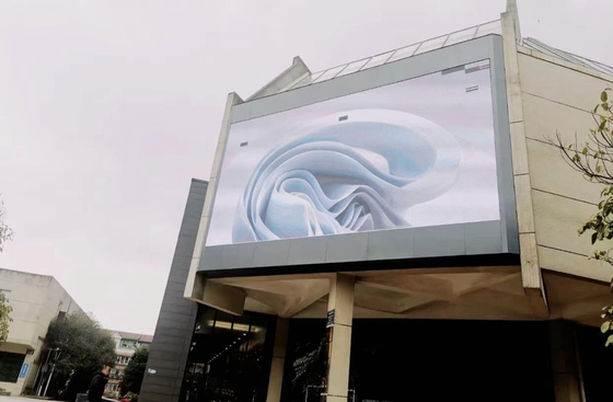 P5 de haute qualité 960X960mm Publicité Installation fixe Muro vidéo LED étanche à l'eau, support conception de coin incurvé,3840hz