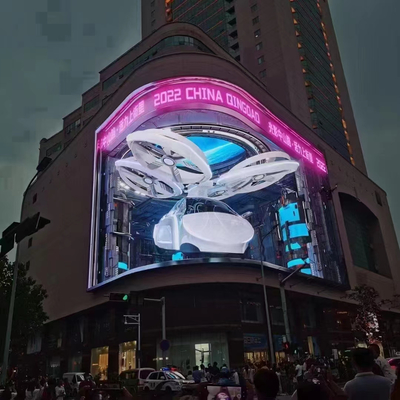 P10 Armoires en acier à LED extérieures en couleurs complètes installation fixe LED affichage publicitaire LED