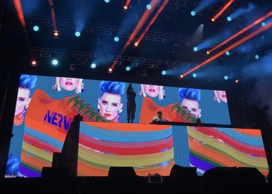 1R1G1B Ultra-mince location extérieure écran LED mur vidéo 25mm Pixel Pitch