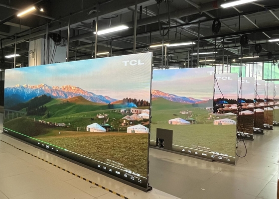 P4 Écran mural vidéo LED à l'intérieur en pleine couleur 80*40 Résolution de module Panneaux d'affichage publicitaires