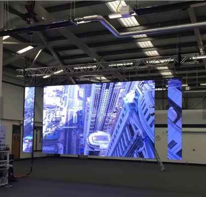 40Densité de 1000 m2 Affichage LED plein couleur intérieur, étanche, avec armoire en acier scellée