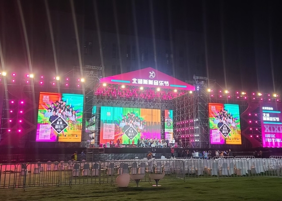 Écran LED publicitaire à pleine couleur étanche à l'eau SMD 256*128mm
